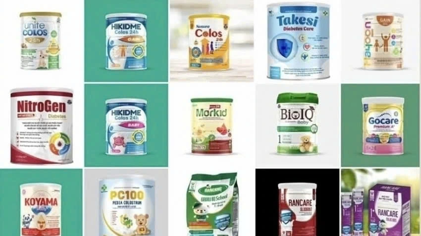 Bộ Y tế đề nghị thu hồi 12 loại sữa bột giả