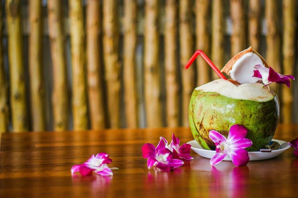 Có nên uống nhiều nước dừa giải khát mùa nắng nóng?