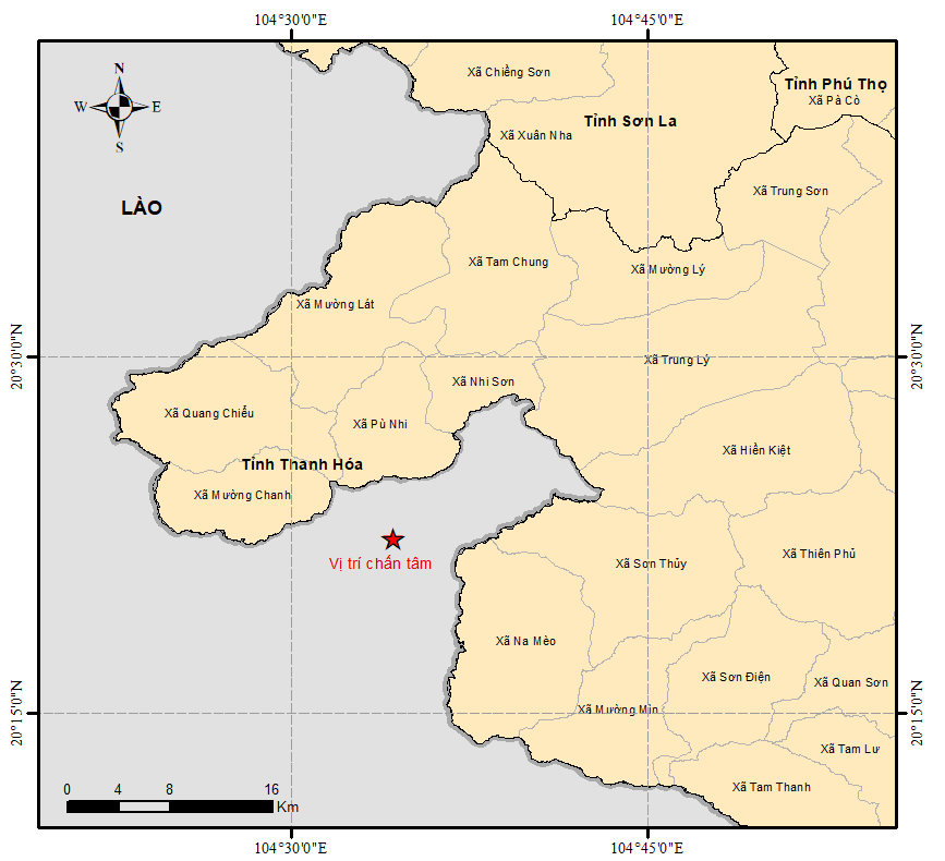 Đêm qua Hà Nội rung lắc mạnh do động đất