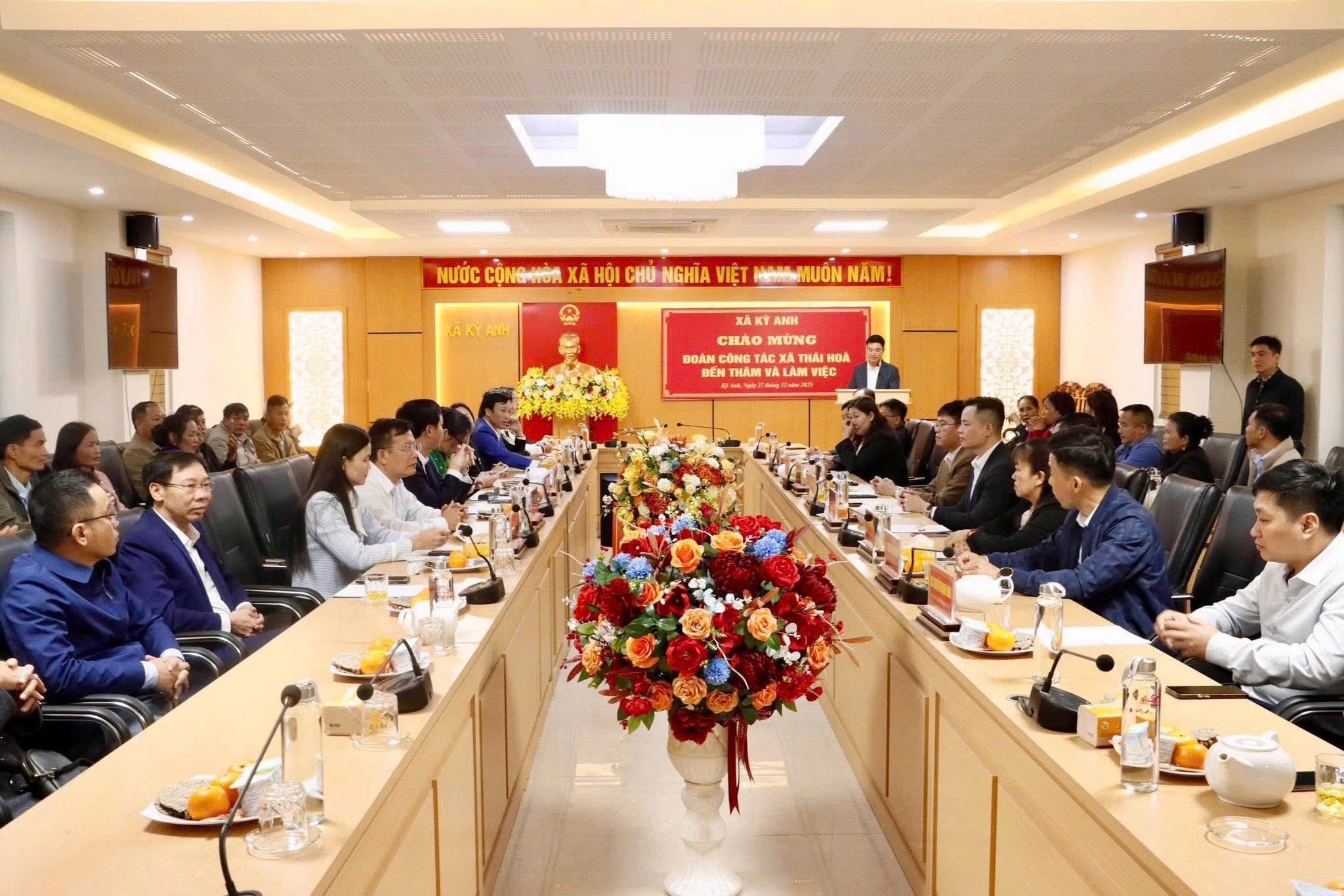 Xã Kỳ Anh – Xã Thái Hoà: Kết nối, học hỏi cùng nhau phát triển