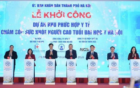 Tổng Bí thư Tô Lâm dự lễ khởi công Dự án Khu phức hợp Y tế - Chăm sóc sức khỏe người cao tuổi
