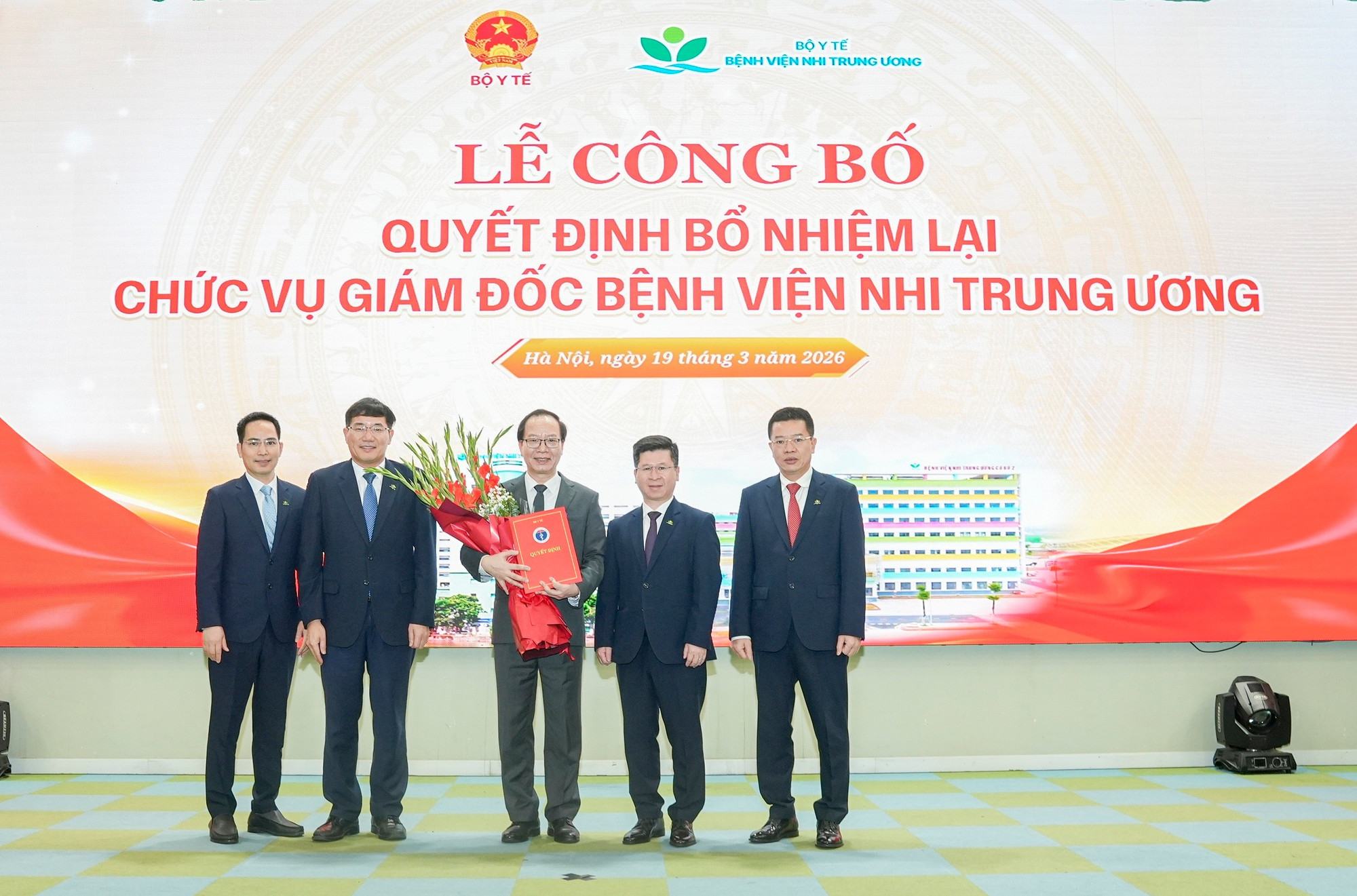 Bổ nhiệm lại Giám đốc Bệnh viện Nhi Trung ương