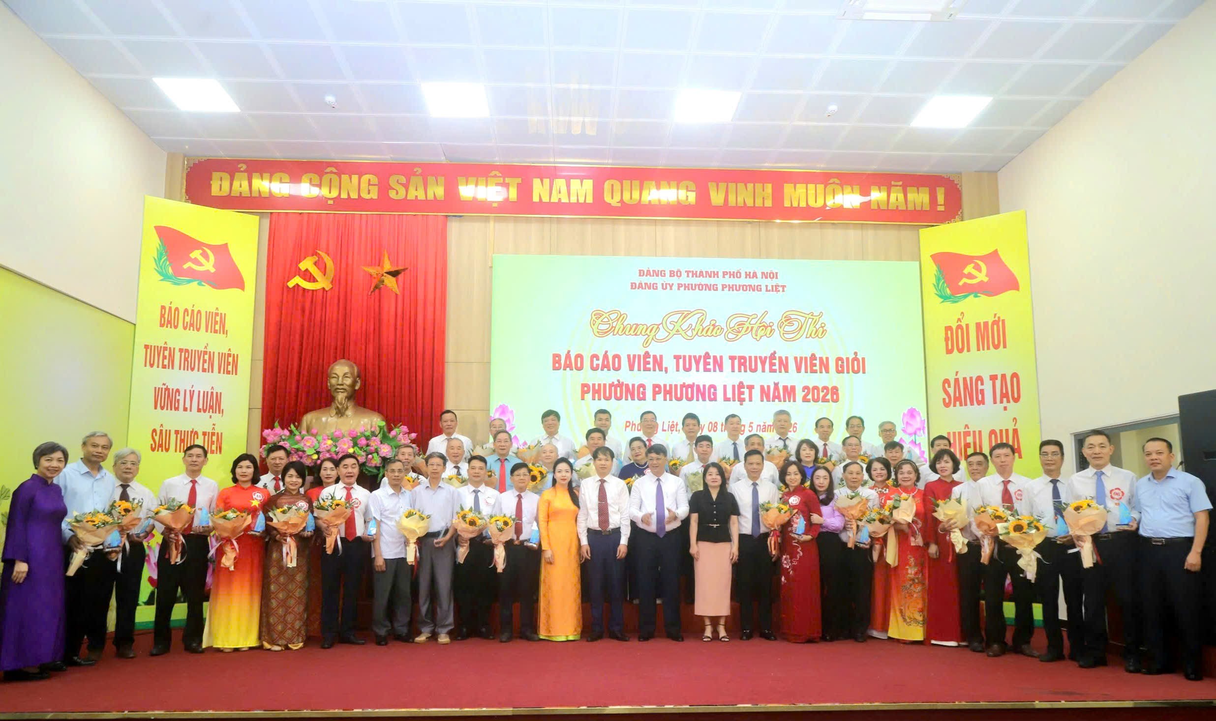 Phường Phương Liệt (Hà Nội) tổ chức thành công chung khảo Hội thi Báo cáo viên, Tuyên truyền viên giỏi năm 2026