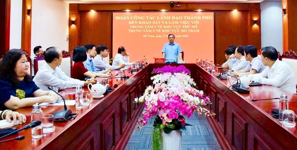 Phó bí thư Nguyễn Phước Lộc: Đầu tư Trung tâm y tế thành cơ sở 2 bệnh viện tuyến cuối