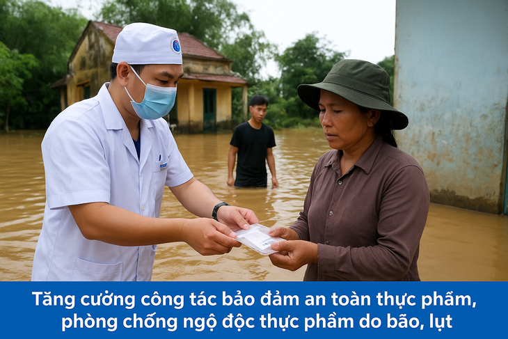 Bộ Y tế: Sau mưa lũ, khẩn trương phòng ngừa ngộ độc và bệnh truyền qua thực phẩm Bộ Y tế: Sau mưa lũ, khẩn trương phòng ngừa ngộ độc và bệnh truyền qua thực phẩm