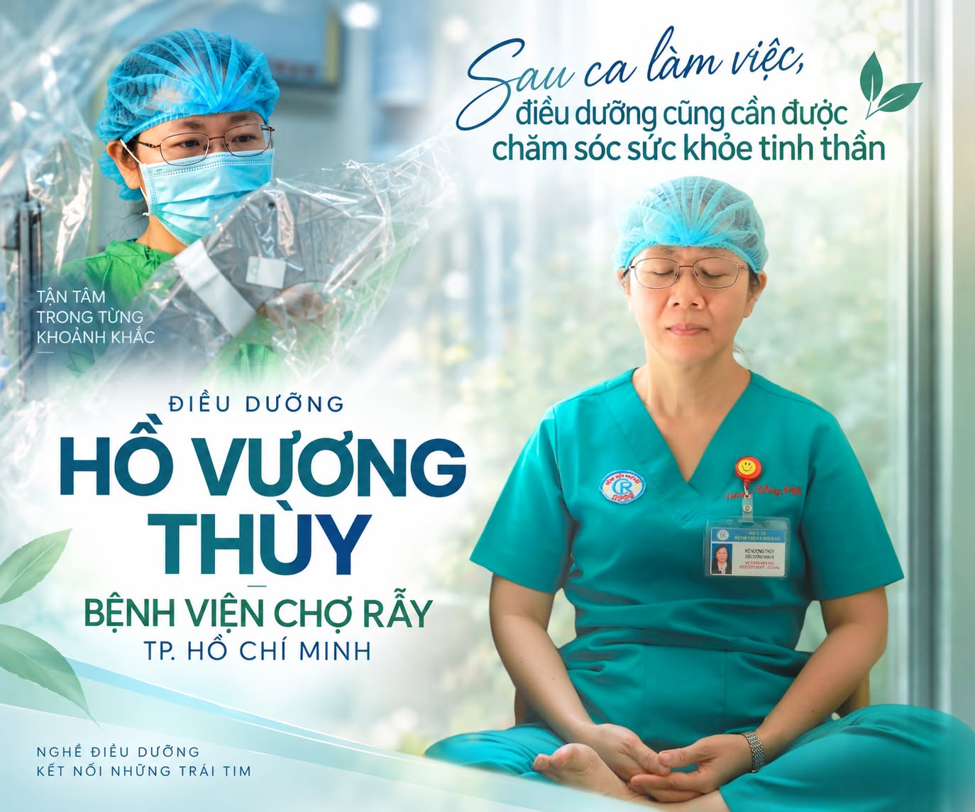 Sau những giờ trong phòng mổ, điều dưỡng tìm lại sự cân bằng cho chính mình