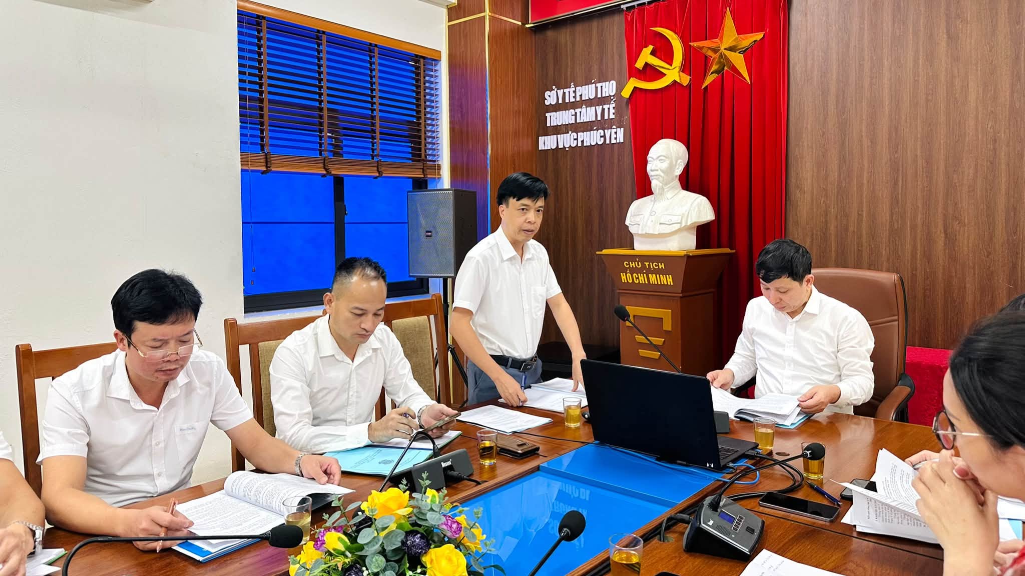 Sở Y tế tỉnh Phú Thọ làm việc và giao ban công tác y tế với Trung tâm Y tế khu vực Phúc Yên Sở Y tế tỉnh Phú Thọ làm việc và giao ban công tác y tế với Trung tâm Y tế khu vực Phúc Yên