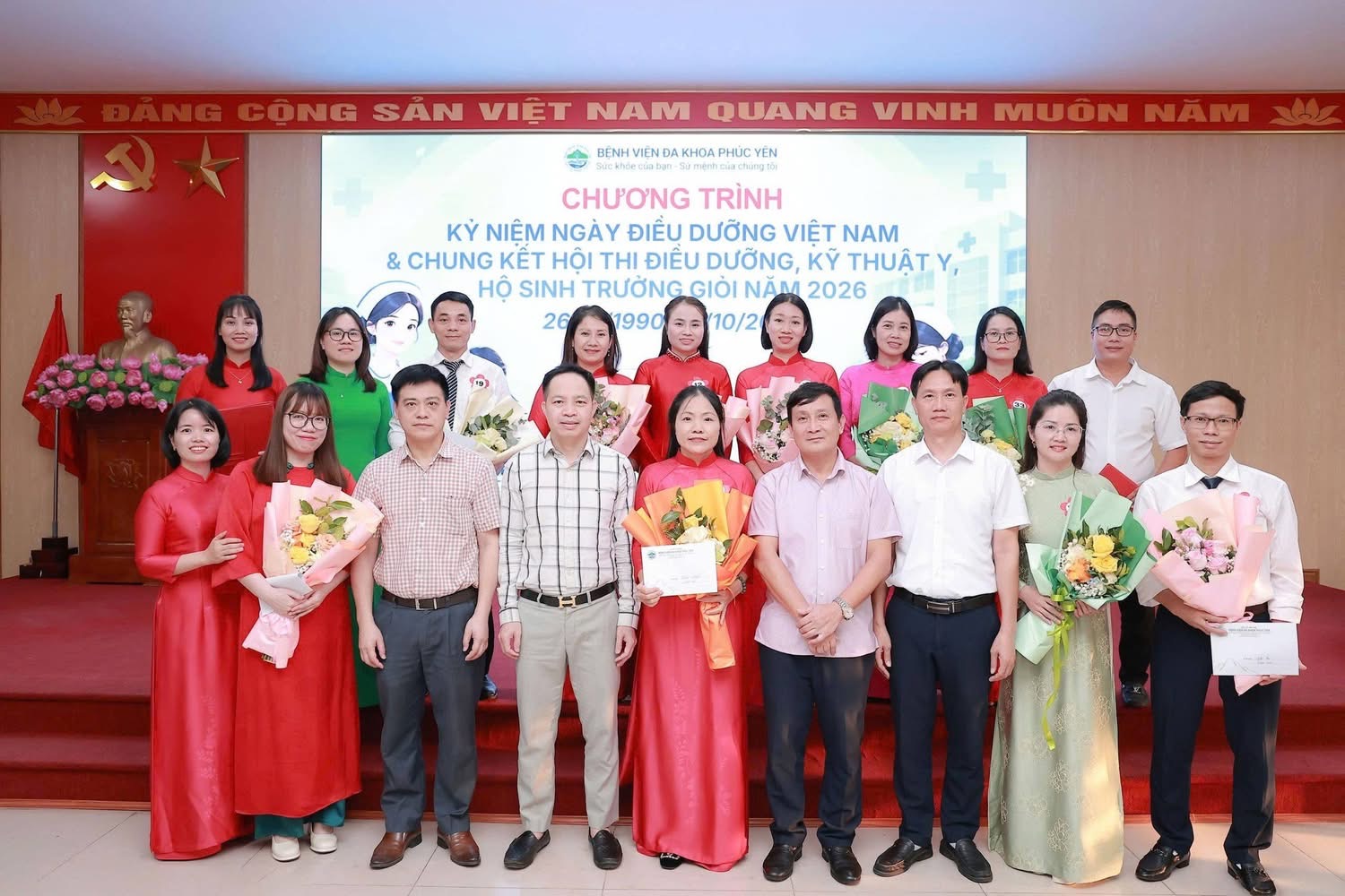 Bệnh viện Đa khoa Phúc Yên: Sôi nổi Hội thi điều dưỡng trưởng giỏi năm 2026