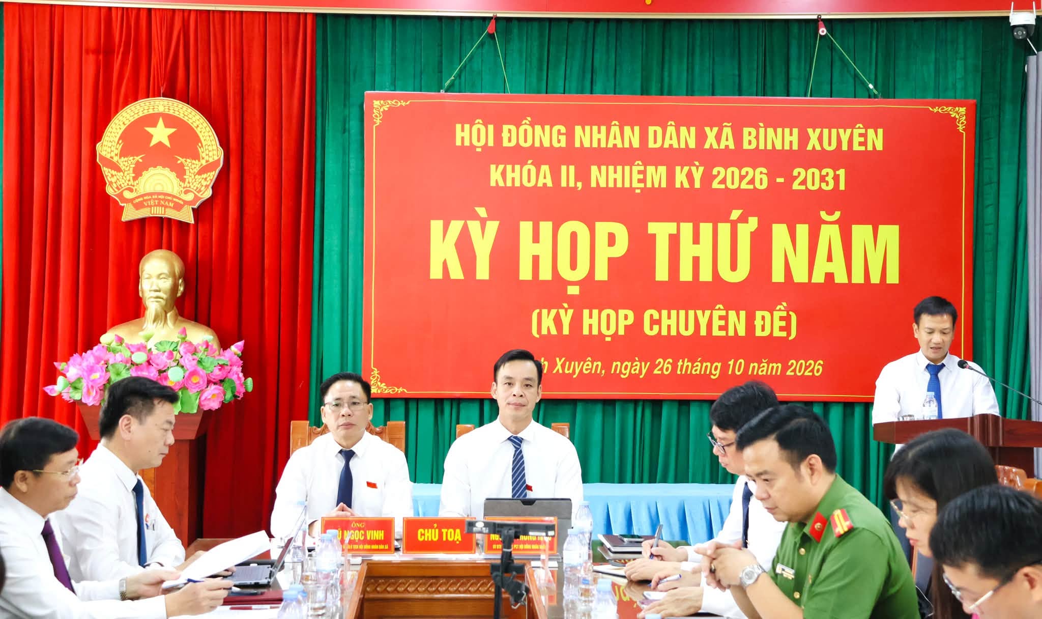 HĐND xã Bình Xuyên xem xét, thảo luận thực hiện các nhiệm vụ phát triển kinh tế – xã hội của địa phương