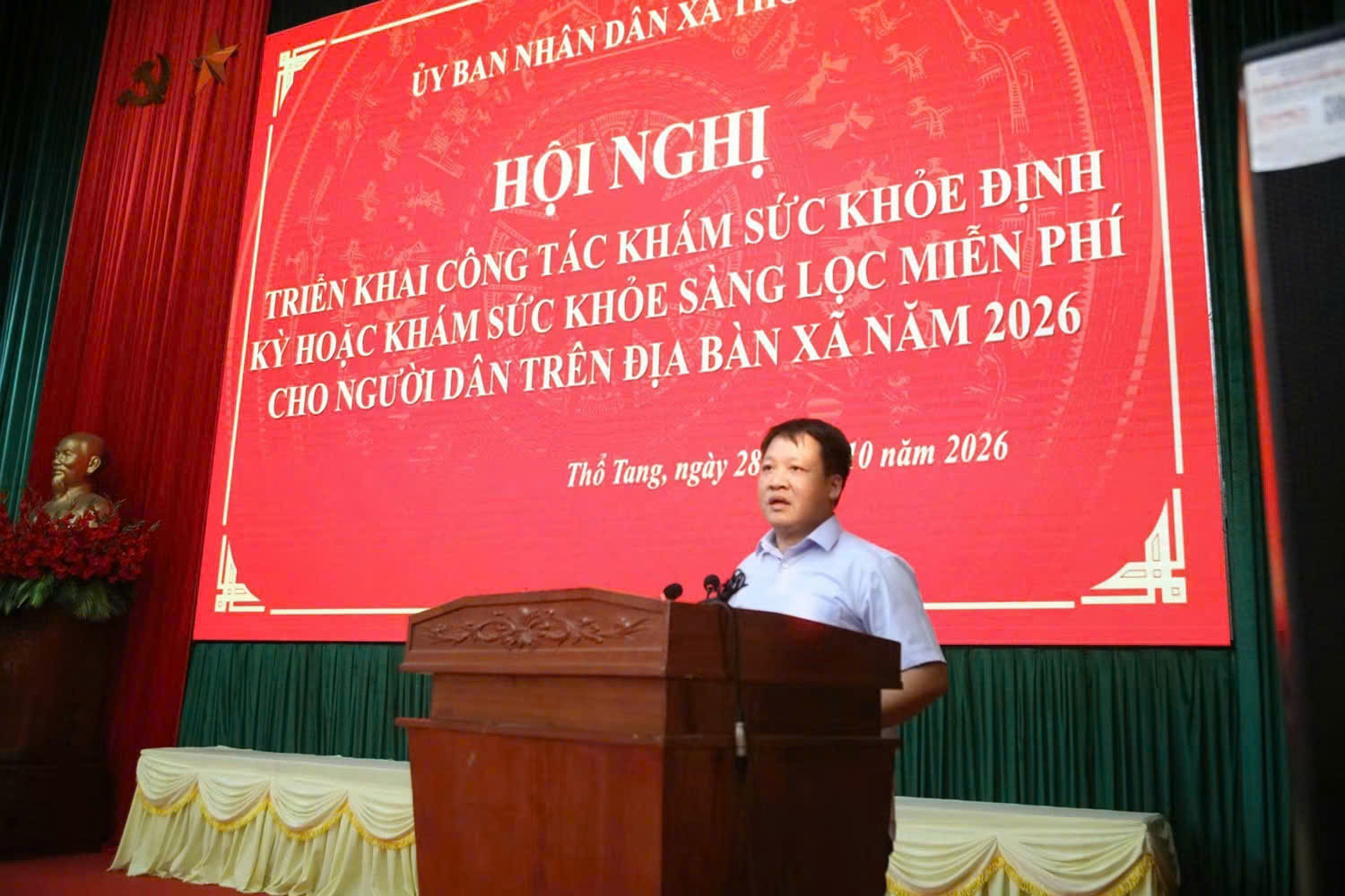 Phú Thọ: Xã Thổ Tang triển khai khám sức khỏe định kỳ, khám sàng lọc miễn phí cho Nhân dân