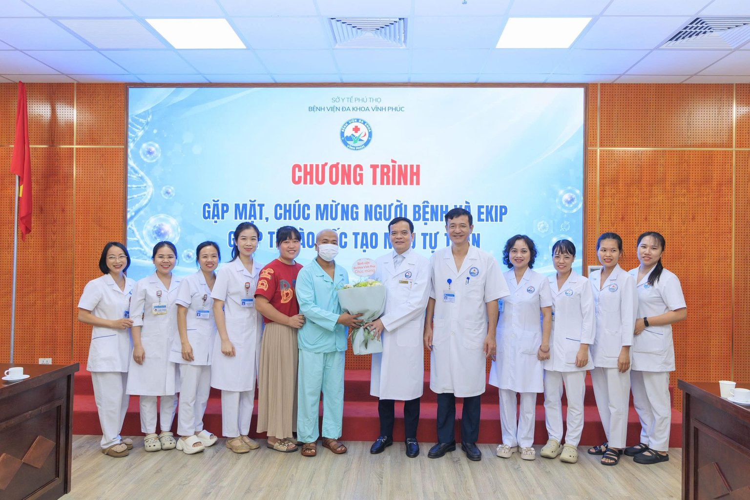 Tiếp nối dấu mốc chuyên môn: Ca ghép tế bào gốc tạo máu tự thân thứ hai thành công tại Bệnh viện Đa khoa Vĩnh Phúc
